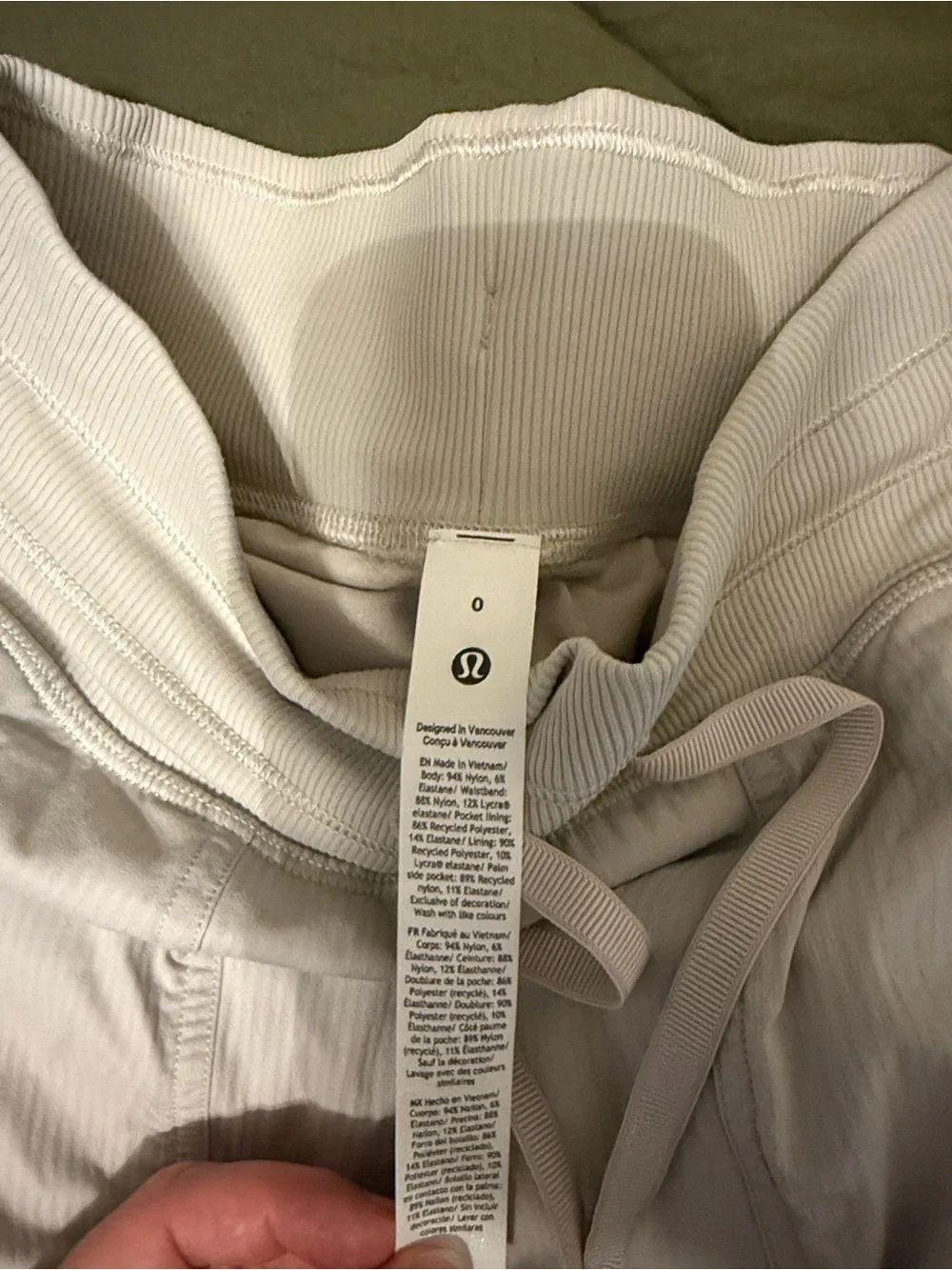 lululemon athletica womens juniors Light Gray Jogger